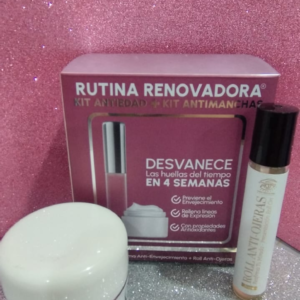 Kit Crema Antiedad + Roll On Antiojeras