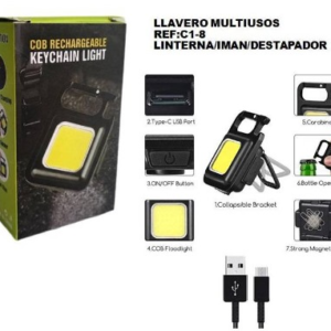 MINI LINTERNA LED CON LLAVERO