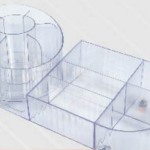 Organizador de maquillaje giratorio