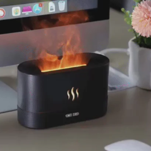 Difusor de aromas con diseño de chimenea