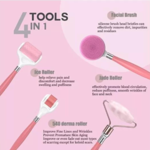 Kit Belleza Facial 4 en 1 Rodillo